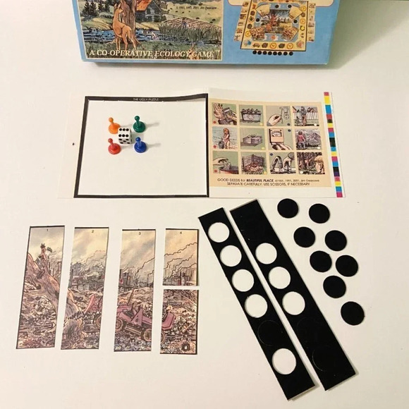 2001 A Beautiful Place A Co-operative Ecology Board Game  Complete - Picture 6 of 12